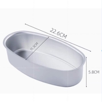 Khuôn nhôm oval nướng bánh