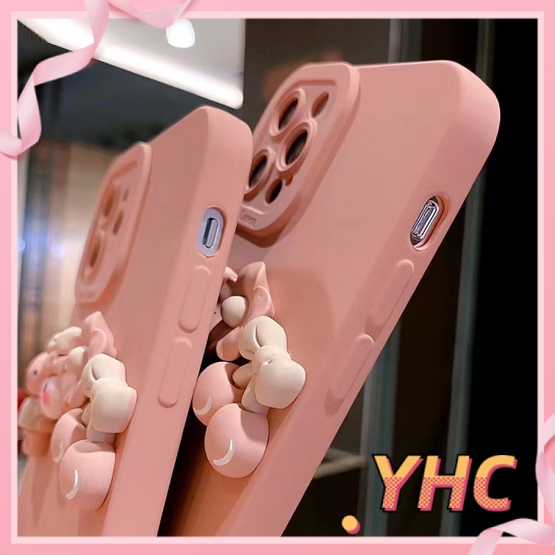 ốp iphone Hình Búp Bê Màu Hồng tương thích iPhone 6s 6splus 7 7plus 8 8plus X XS 11 12 Pro Max Plus Promax-026