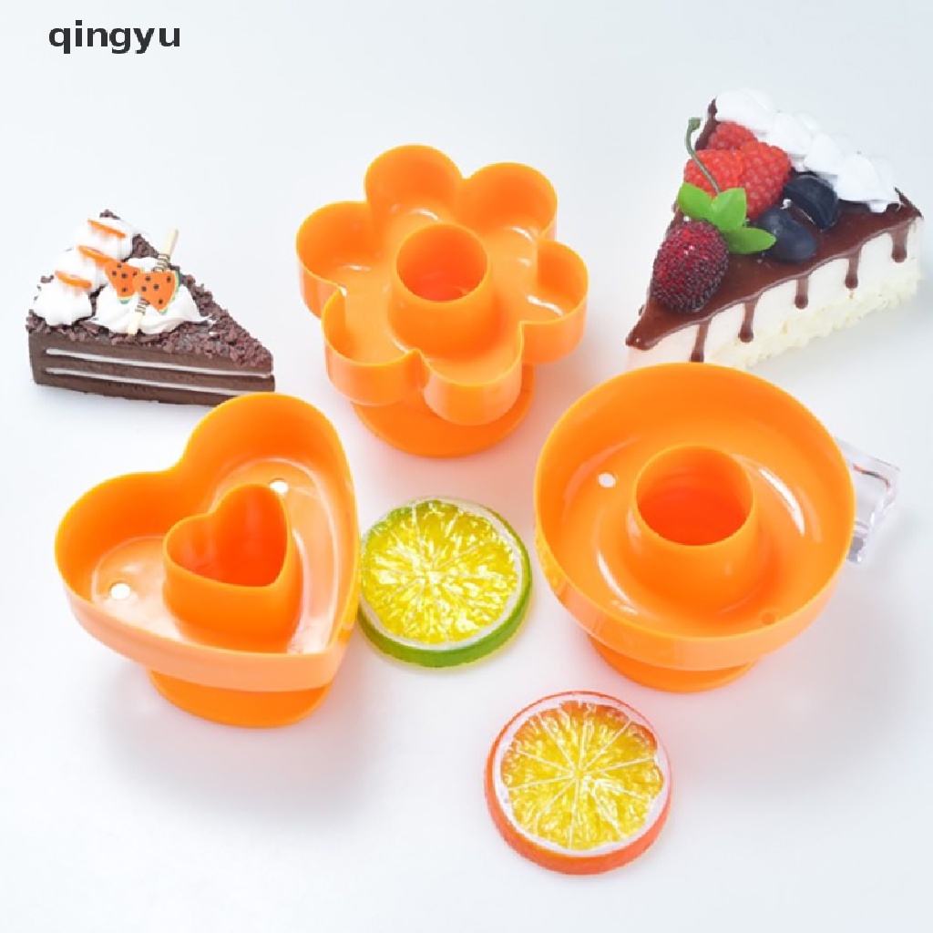 Bộ 3 Khuôn Cắt Bánh Donut Bằng Nhựa Cấp Thực Phẩm