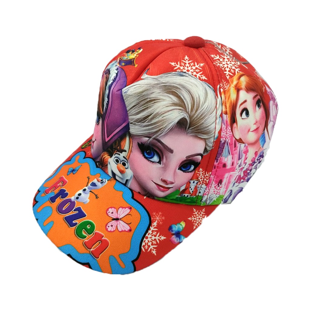Nón kết bé gái in 3D hoạt hình nhiều mẫu mũ lưỡi trai cho bé 3-7 tuổi