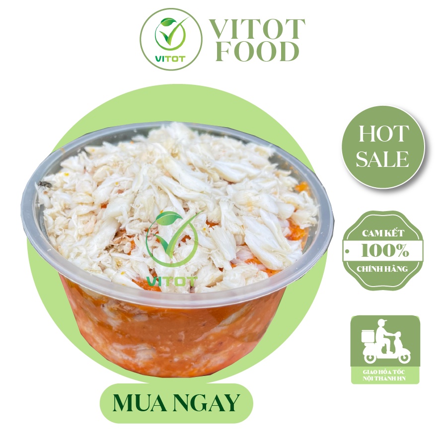 Chả Cua Huế VITOT Tươi Mềm Dai Ngon Thơm Ngon Đúng Điệu Đặc Biệt Chuẩn Vị Cố Đô 1 Hộp 500g