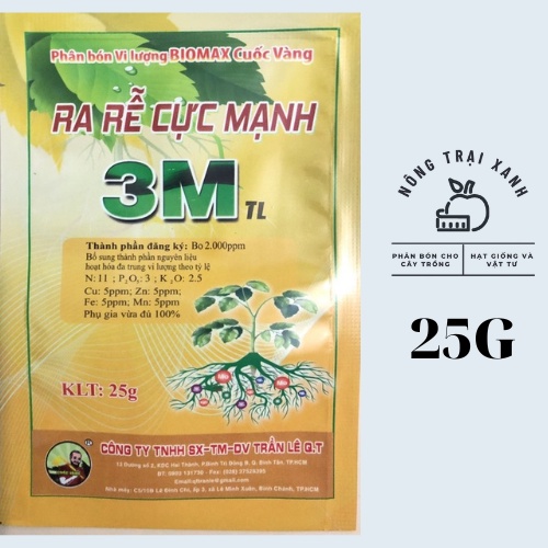 Kích Thích Ra Rễ 3M Gói 25g - Kích Rễ - Ra Rễ Cực Mạnh - Kích Ra Rễ N3M