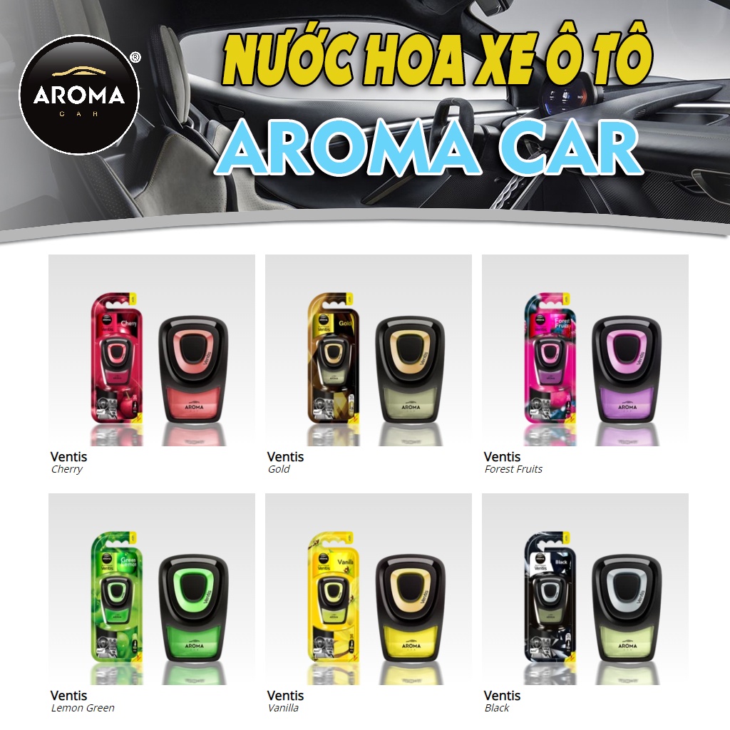 Nước hoa ô tô cao cấp Aroma Car Ventis [Hàng chính hãng]