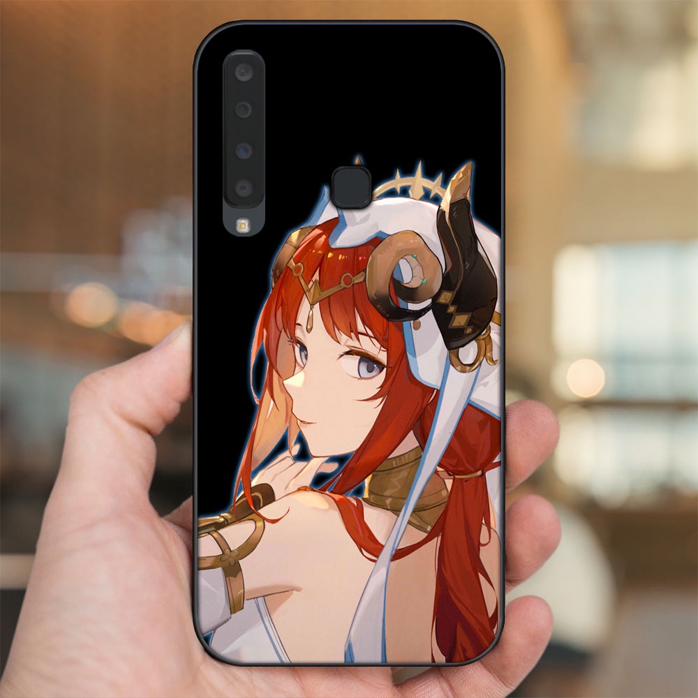 Ốp lưng Samsung A9 2018 viền đen in hình Nilou Genshin Impact