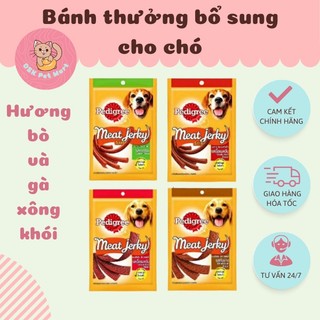 Bánh Thưởng Bổ Sung Cho Chó Hương Bò & Gà Xông Khối - Meat Jerky Pedigree