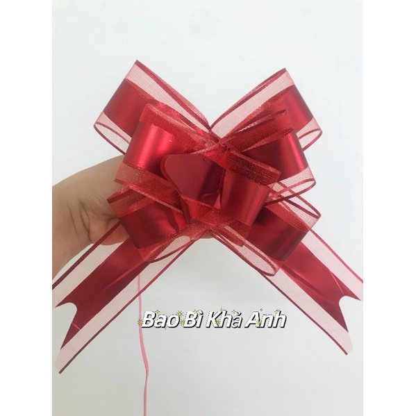 Nơ rút Lụa trang trí giở quà 2023👉Bao Bì Khả Anh