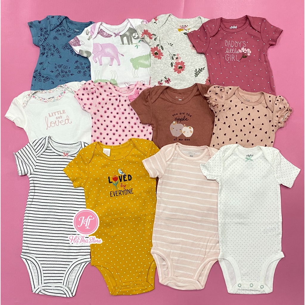 Bodysuit C4RT£R, PI4C€ set 5 cái ngẫu nhiên (4-13kg)