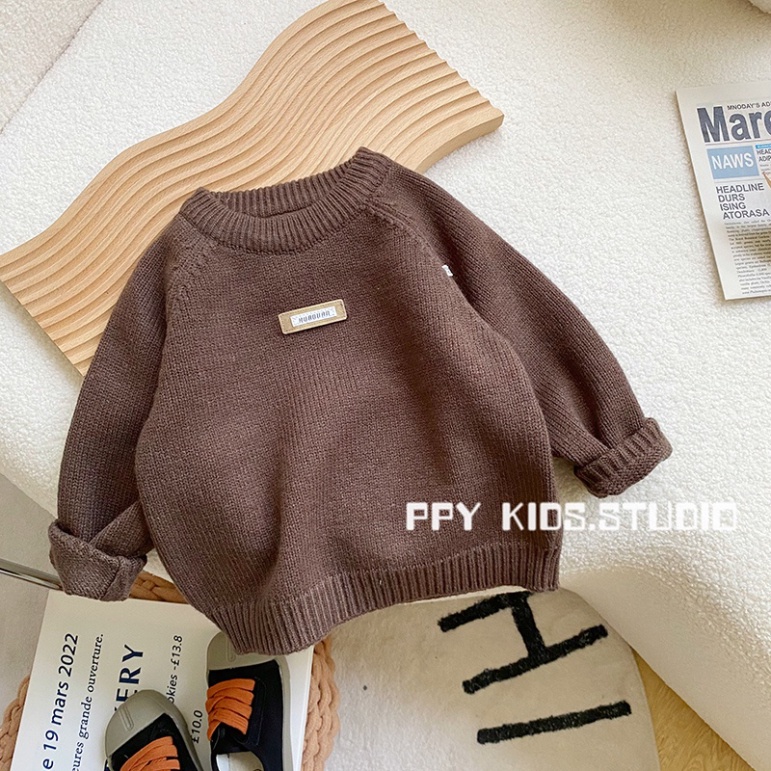 Áo Sweater Mỏng phong thái trang điểm Xuân Thu 2022 Mới Cho Bé Trai AMBB KIDS