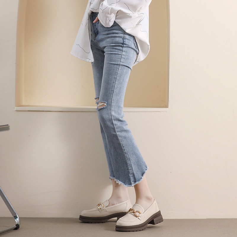 Giày Da Đế Dày Mềm Mại Phong Cách Anh Quốc Cổ Điển Size 34-42 Cho Nữ