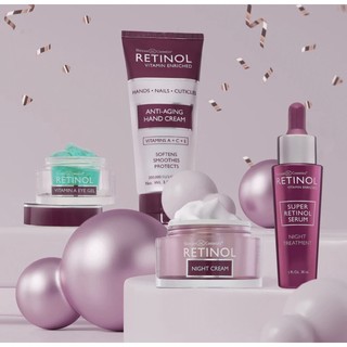 Bộ dưỡng da đêm chống lão hoá retinol night set 4 món