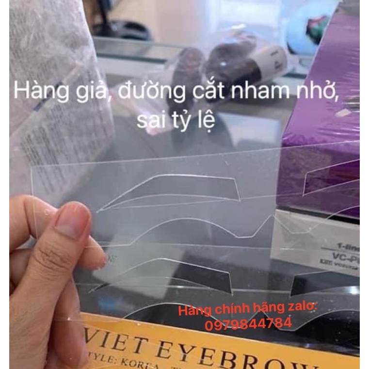 KHUÂN  VẼ MÀY VIETLIP 5 DÁNG THIẾT KẾ  ĐẸP CHUẨN MASTER