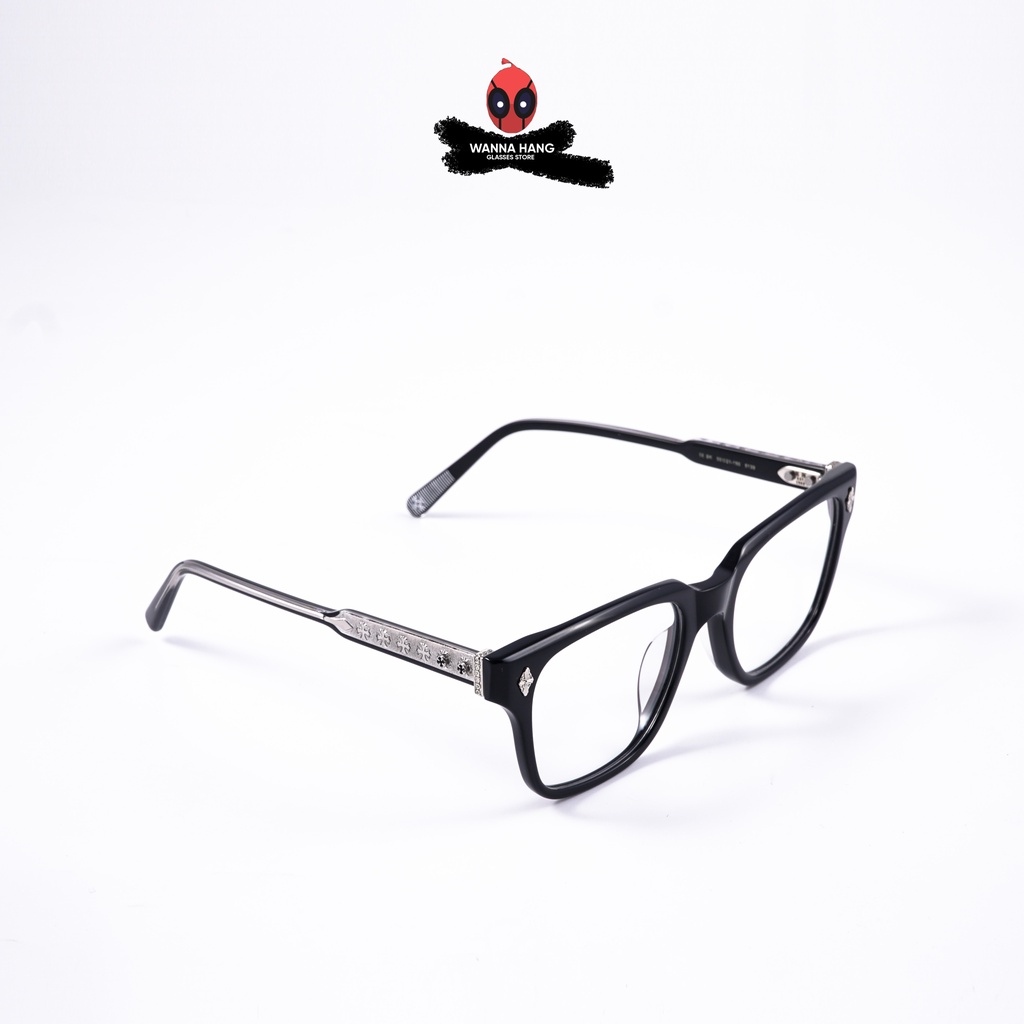 Gọng kính đẹp nam nữ CH8139 kim loại Chrome Hearts chống tia UV cao cấp Wanna Hang WHCH63