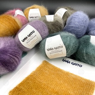Len mohair loang Lana Gatto Silk Mohair Yarn