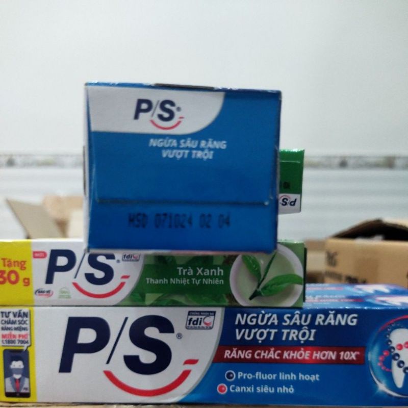 Kem đánh răng p/s180g tặng kèm