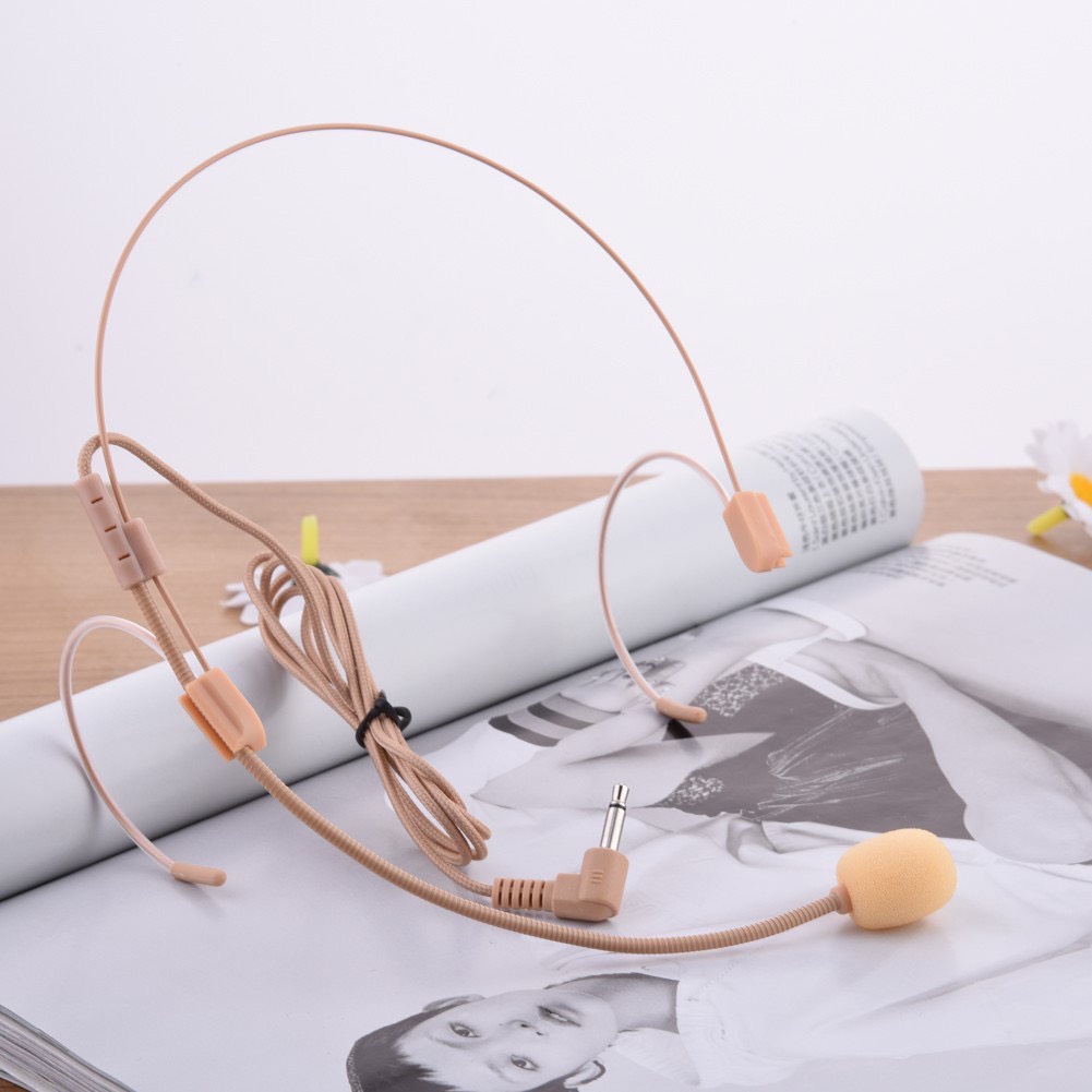 Micro hạt gạo gài tai cho máy trợ giảng, thuyết trình, MC. Micro trợ giảng. Mic hạt gạo có dây