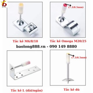 Các loại tắc kê chuyên dùng cho máy bắn ty phổ thông, máy bắn ty mini