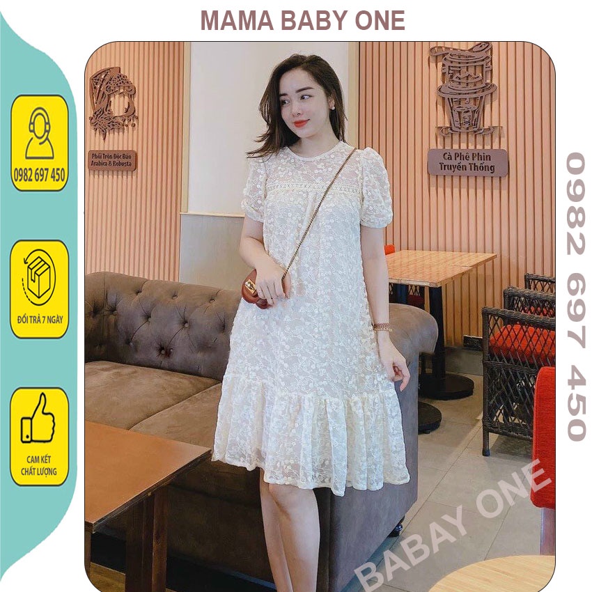 VÁY BẦU CỰC XINH-ĐẦM BẦU DỰ TIỆC THIẾT KẾ DÁNG XUÔNG ĐUÔI CÁ VẢI REN HOA SAM CAO CẤP SANG..
