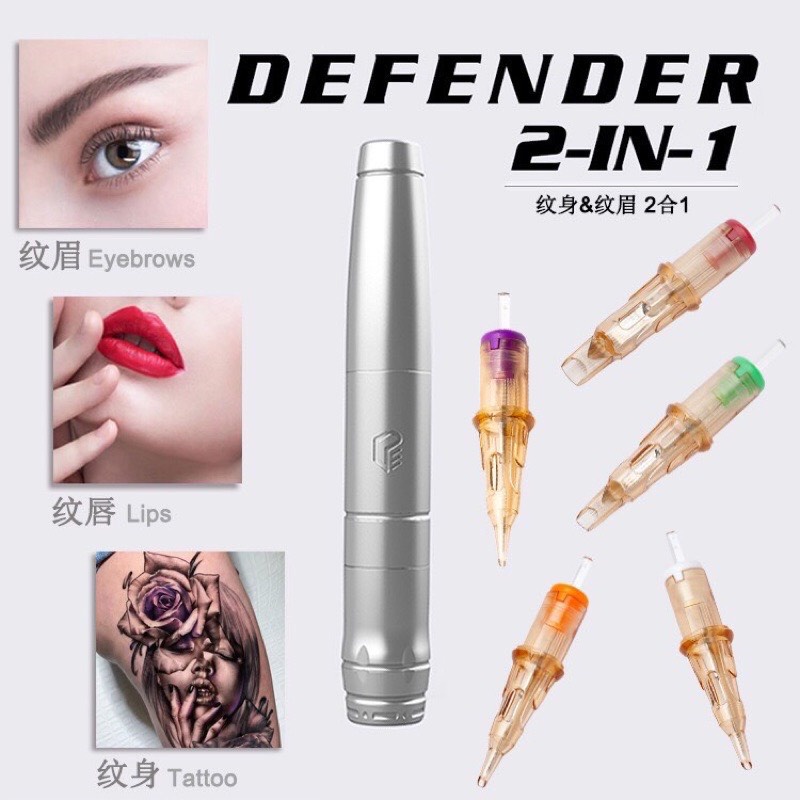 Máy Pen Ez Defender 2in1 Tattoo Phun Xăm Chính Hãng