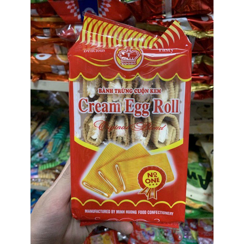 Bánh trứng cuận kem