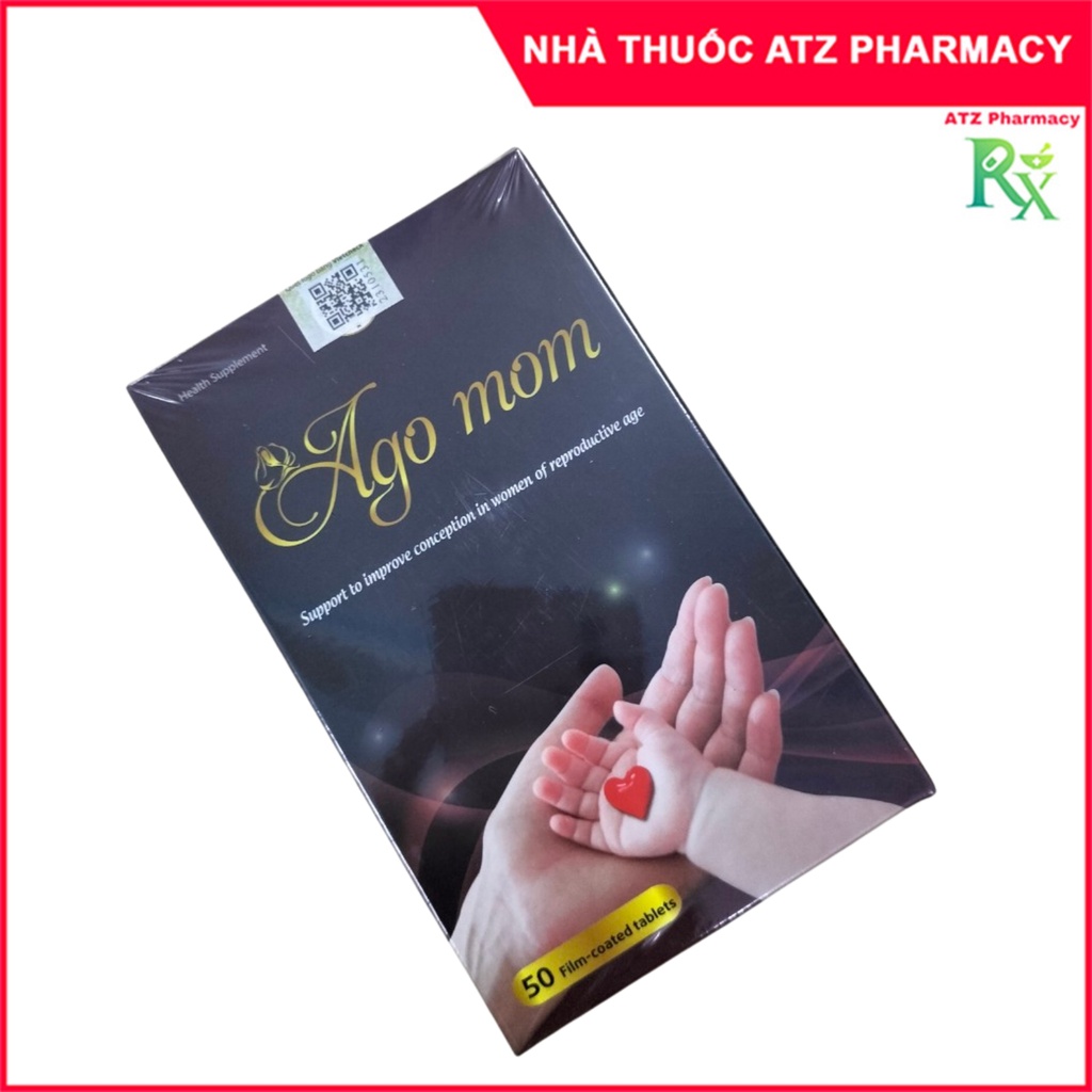 Ago Mom - hỗ trợ tăng cường sức khỏe và cải thiện khả năng thụ thai (50 viên) - ATZ Pharmacy