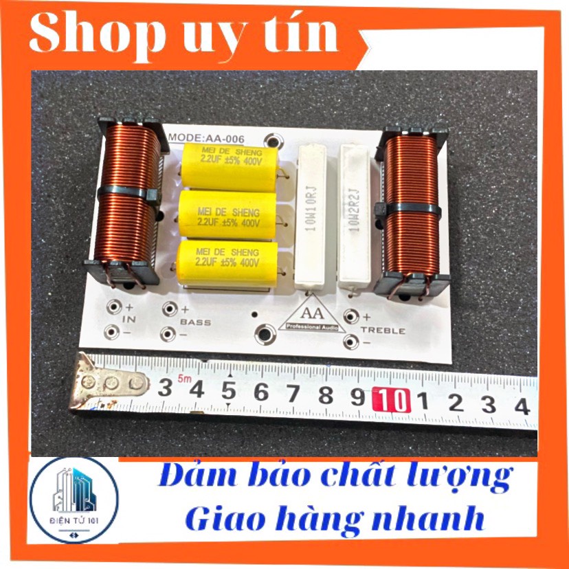 Mạch phân tần loa 3 tấc, lọc loa 2 đường tiếng âm thanh chuẩn ( 1 mạch)