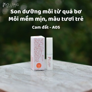 Son dưỡng môi Pơ Lang màu Cam đất dưỡng môi từ trái bơ - A05