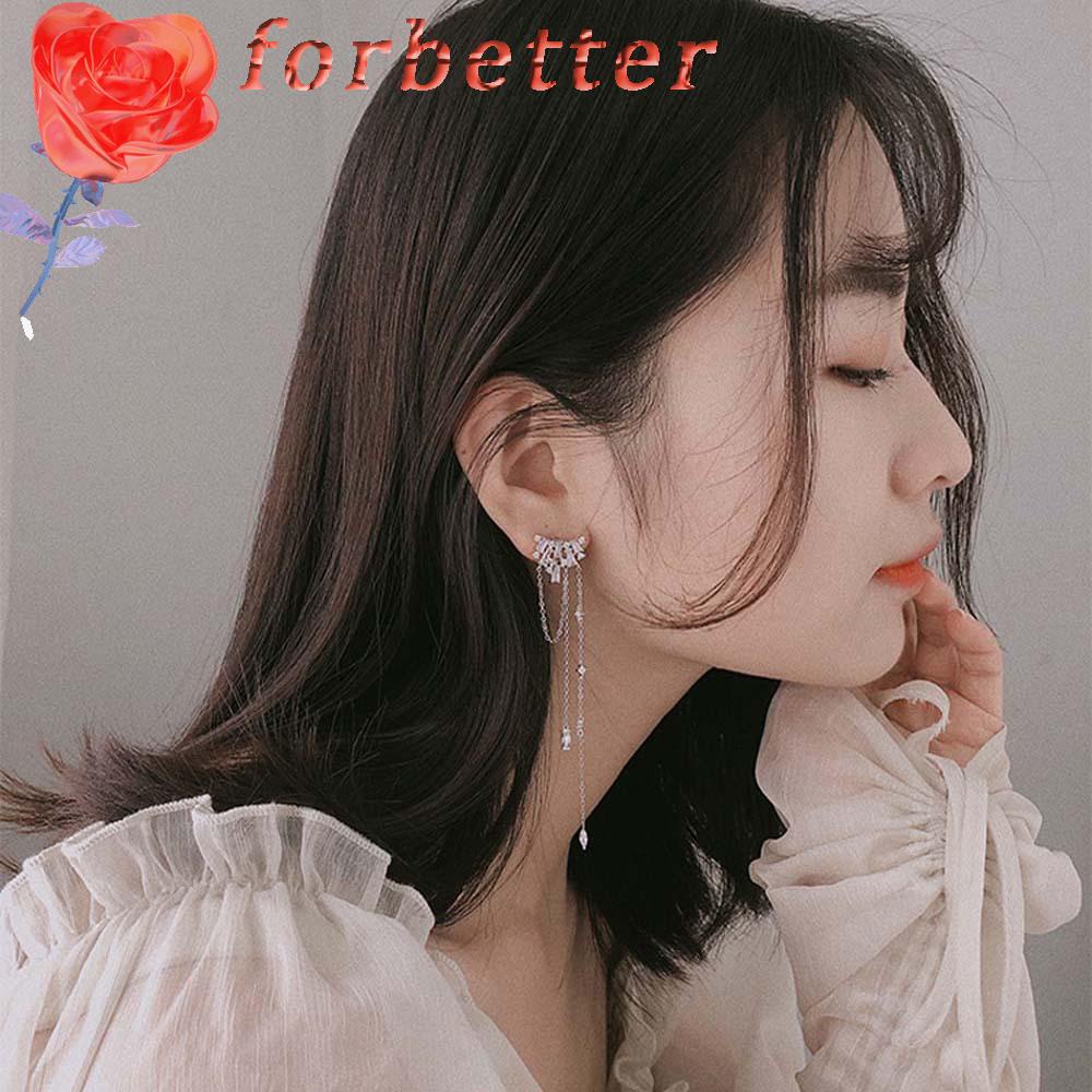 Khuyên tai nữ trang dáng dài tạo hình độc đáo