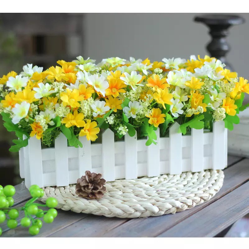 Cành hoa cánhén 28 bông nhiều màu sắc xinh xắn