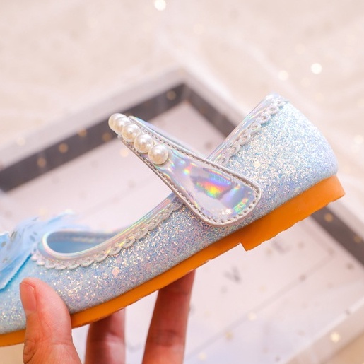 Giày búp bê Elsa công chúa cho bé gái 2-7 tuổi xinh xắn mềm mại