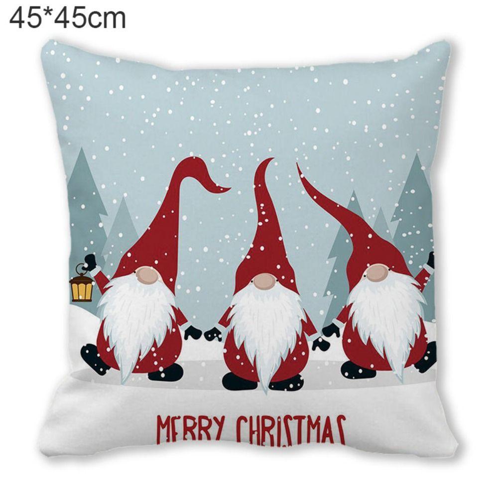 Euca christmas pillow covers mẫu thêu xmas cây trang trí nội thất giáng sinh nguồn cung cấp bên đệm