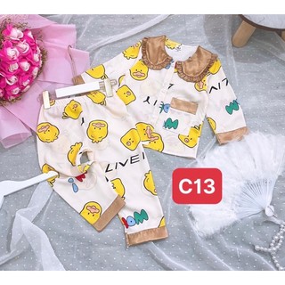 Pizama lụa mango sz 9-21kg