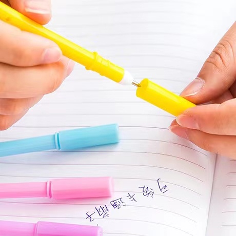 Y&amp;X Bút Bi Mực Xanh Thiết Kế Kiêm Quạt Cầm Tay Tiện Dụng