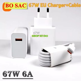 Bộ sạc nhanh Xiaomi' 67W chuẩn hãng, Sạc nhanh Turbo Charging
