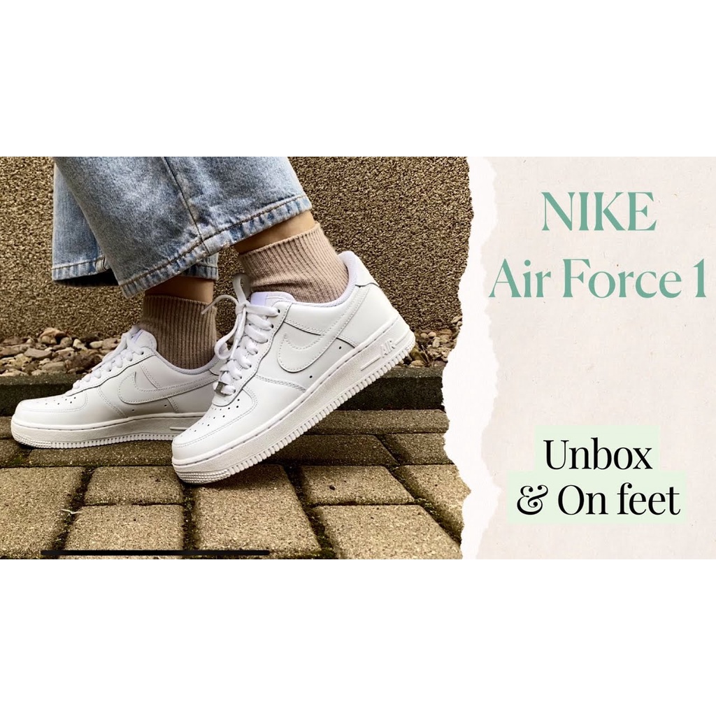 Giày Nike_Nam Nữ AF1, Giày Air Force 1 Full Trắng Thể Thao Thời Trang Hàng Đẹp Full Box J169 Omen Sneaker