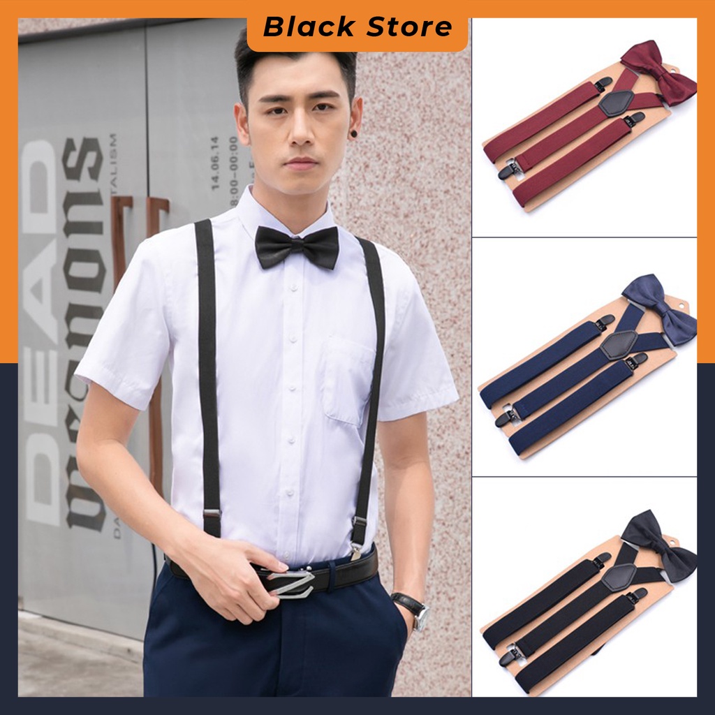 Dây đai chữ Y chú rể, dây đeo thời trang thập niên 60 thời trang, hoài niệm, cá tính