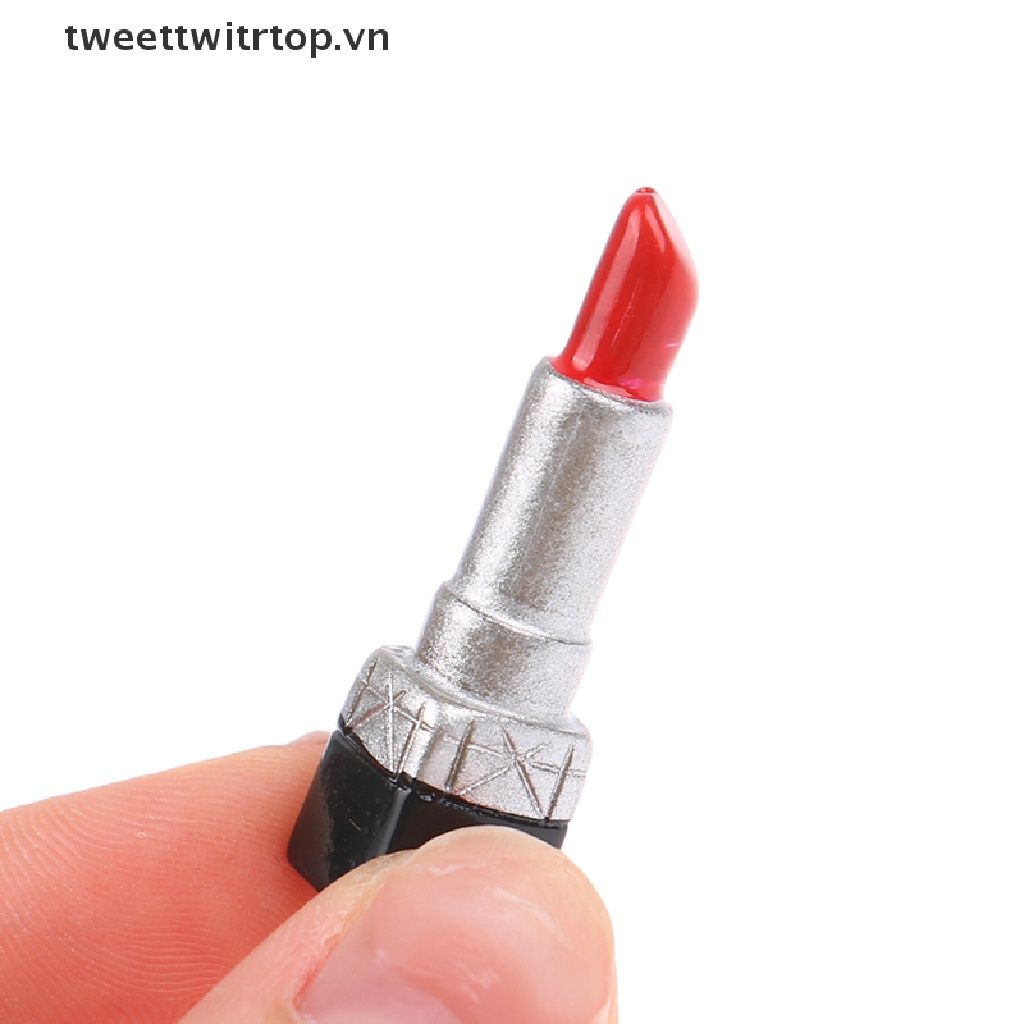 Set 5 Son Môi Mini Tỉ Lệ 1: 12 Dùng Để Trang Trí Nhà Búp Bê