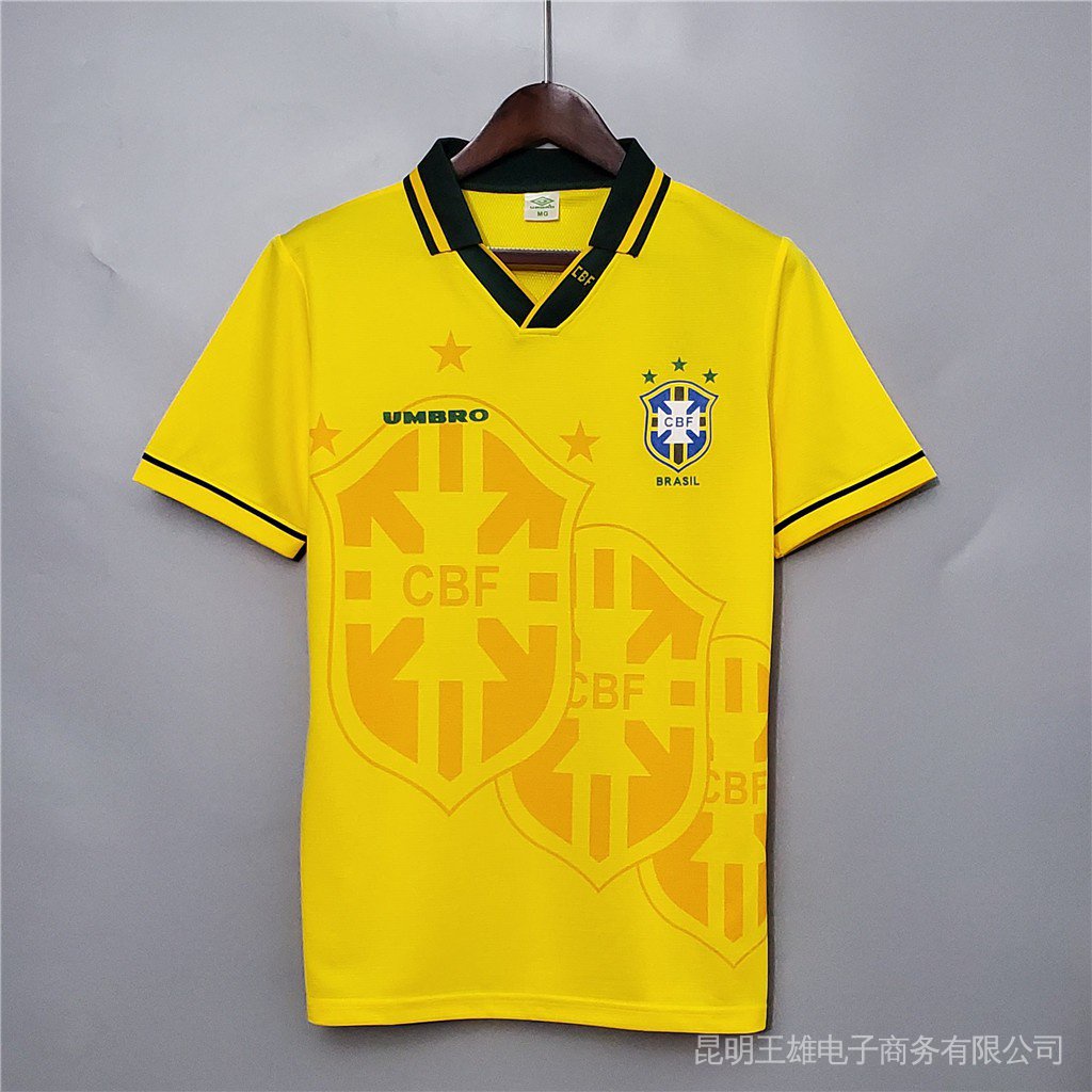 Áo nam Tay Ngắn In Chữ Brazil 1994 2004 2006 9 Ronaldinho 10 Thời Trang