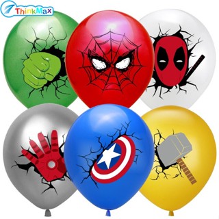 Hàng Có Sẵn 10 Bong Bóng Cao Su Hình Siêu Anh Hùng Avengers Spiderman Captain America Hulk Iron Man Cho Tiệc Sinh Nhật