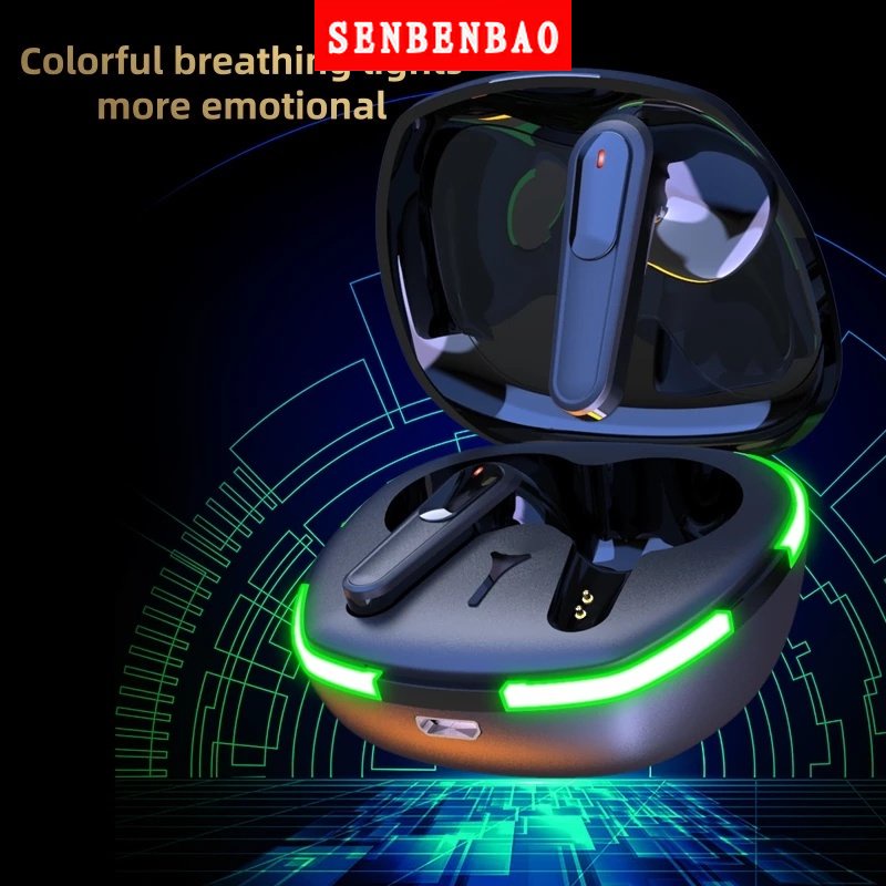 Tai Nghe Nhét Tai Bluetooth 5.1 Không Dây / Điều Khiển Cảm Ứng Kèm Mic senbenbao TWS PRO 60