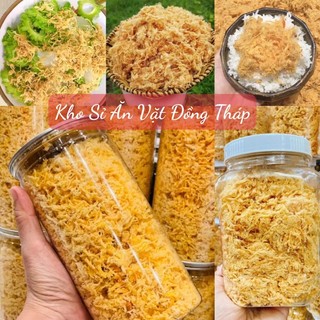 Chà bông xù ăn vặt 250gr 500gr hũ pet hũ nhựa nắp seal