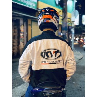Áo Khoác KYT Trắng Đen