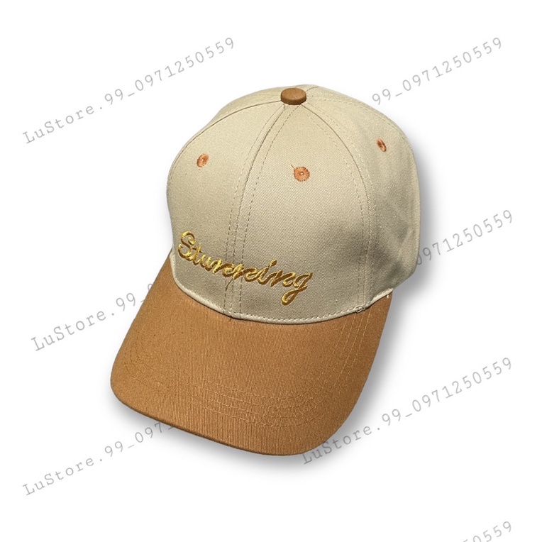 Mũ lưỡi trai kaki phối màu cá tính - Nón kết kaki thời trang nam nữ