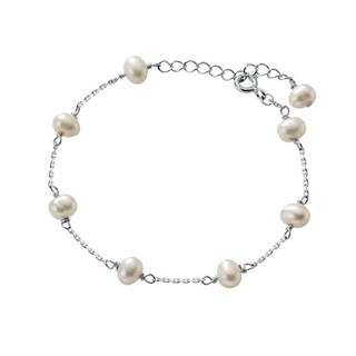 Lắc tay bạc H.A.S đính ngọc 15-17cm (SẢN PHẨM KHÔNG BẢO HÀNH)
