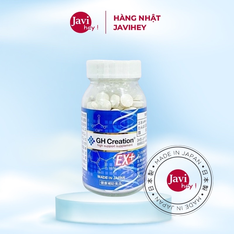 Hàng chuẩn Viên uống hỗ trợ tăng chiều cao GH Creation EX 270 viên Nhật Bản