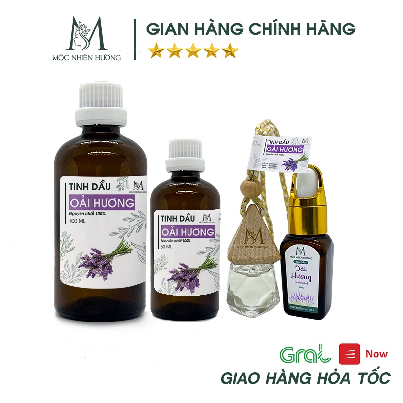 Tinh dầu oải hương lavender, thiên nhiên nguyên chất Mộc Nhiên Hương dùng xông phòng, treo xe, đuổi muỗi, khử mùi