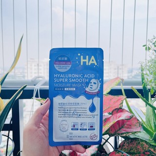Mặt nạ Maycreate giúp dưỡng trắng da, cấp ẩm HA (lẻ 1 mask)