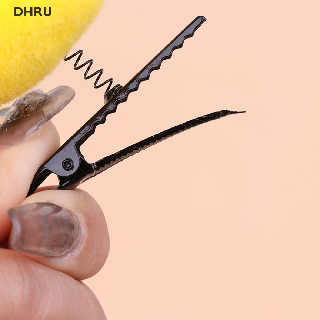 Dh Kẹp Tóc Lò Xo Hình Chú Vịt Vàng Xinh Xắn Cho Bé Gái