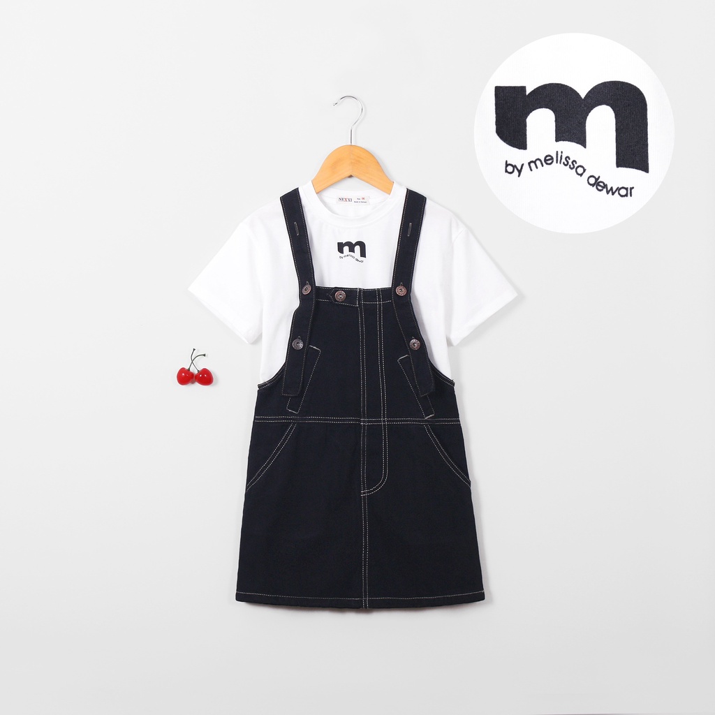 SET YẾM VÁY JEAN + AT CHỮ M