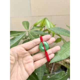 Vòng Tay tết dây chỉ mix đồng điếu thiên nhiên-PTGems