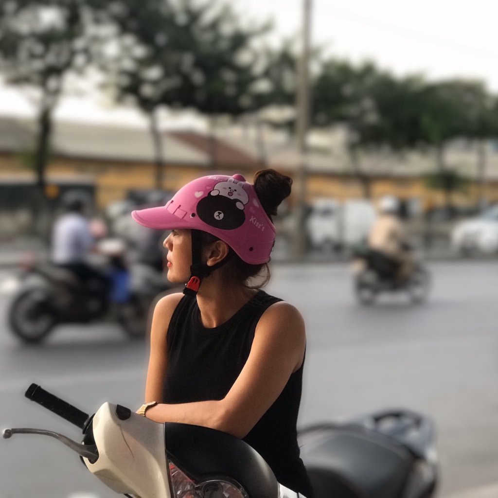 Mũ nón thể thao khoét. LỖ, khoét ĐỈNH thời trang,tóc đuôi gà ,búi cao ,thoáng mát cho mùa hè shopee mubaohiemgiasi